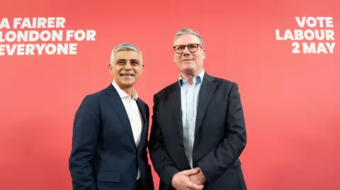 PA Media Sadiq Khan and Sir Keir Starmer 