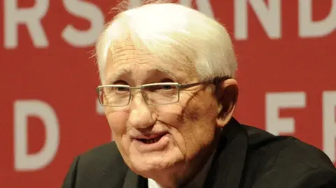 Jürgen Habermas at a lecture in 2010