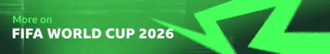 Banner against a green background displaying the words "More on Fifa World Cup 2026"