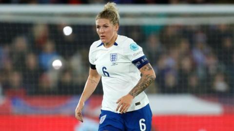Millie Bright playing for England