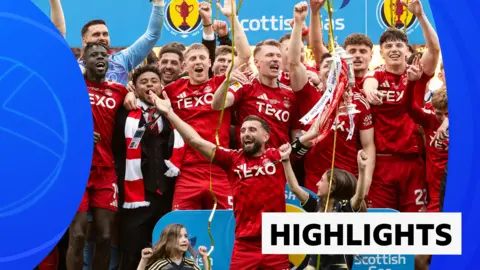 Scottish Cup final highlights graphic