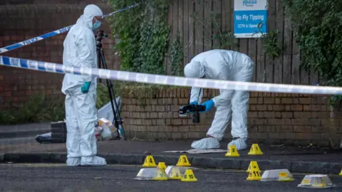 Forensics at the scene 