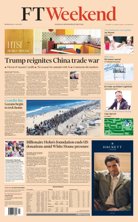  "Trump reignited China trade war."