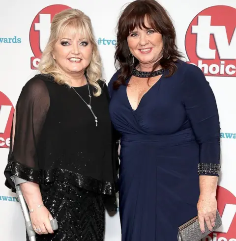 Getty Images Linda and Coleen Nolan in 2017