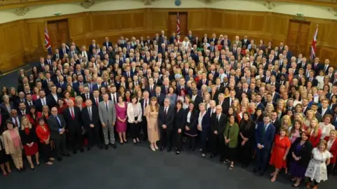 PA Media Hundreds of Labor MPs photographed on first day in office