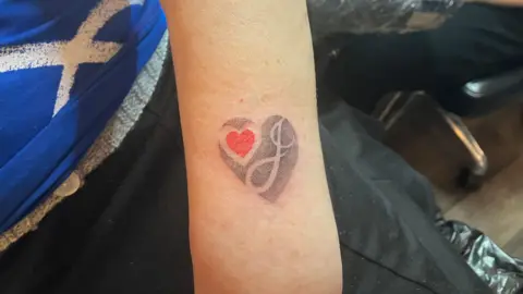 Buy Outline Heart Tattoo, Couple Matching Tattoo, Mini Temporary Tattoo  Heart Color, Heart Couple Tattoo, Heart Temporary Tattoo, Heart Tattoo  Online in India - Etsy