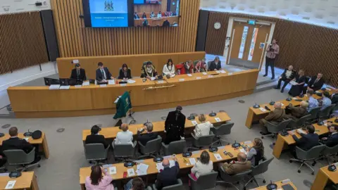 LDRS Derby City Council house chamber