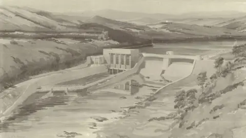 SSE Heritage An artist's impression of Pitlochry