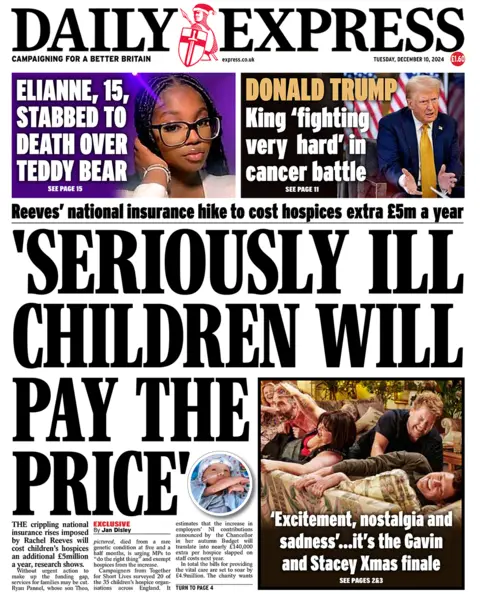  "'Seriously sick  children volition  wage  the price'". 