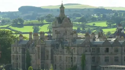 A view of North Wales Hospital