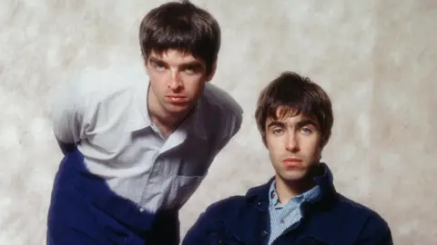 Getty Images Oasis pictured in 1994