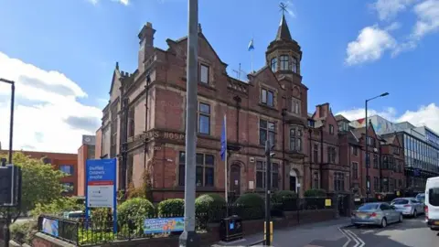 Google Exterior of Sheffield Children's Hospital