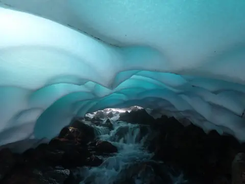 George Burgess  ice tunnel