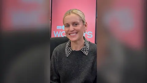 Actor Denise Gough in the Women's Hour studio