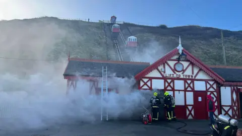 Paul Waugh Firefighters at Saltburn