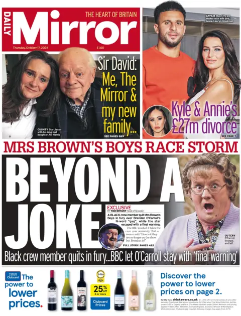 Daily Mirror Daily Mirror front page