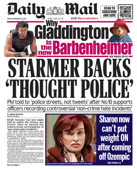  "Starmer backs 'thought police'". 