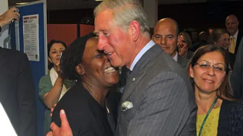Getty Images Prince Charles in Tottenham after the 2011 riots