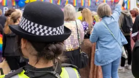 West Midlands Police officers at Pride