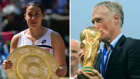 Marion Bartoli and Didier Deschamps