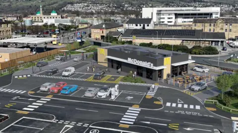 An artist's impression of the newly approved site