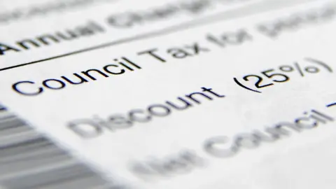 A view of a council tax bill