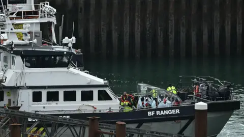 Getty Images Border Force boat Ranger in Dover