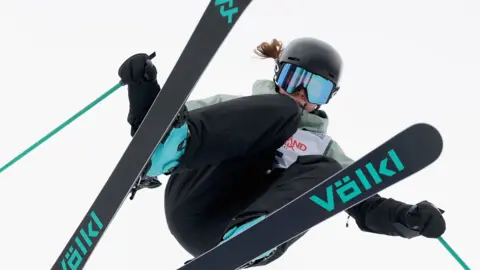 Indra Brown in competition at Copper Mountain in December, 2025