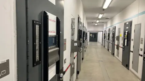 Inside custody suite