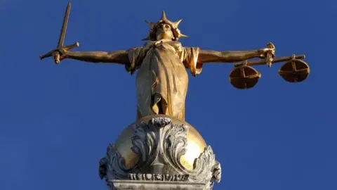 PA Media Statue of Justice on top of the Central Criminal Court building, Old Bailey, London