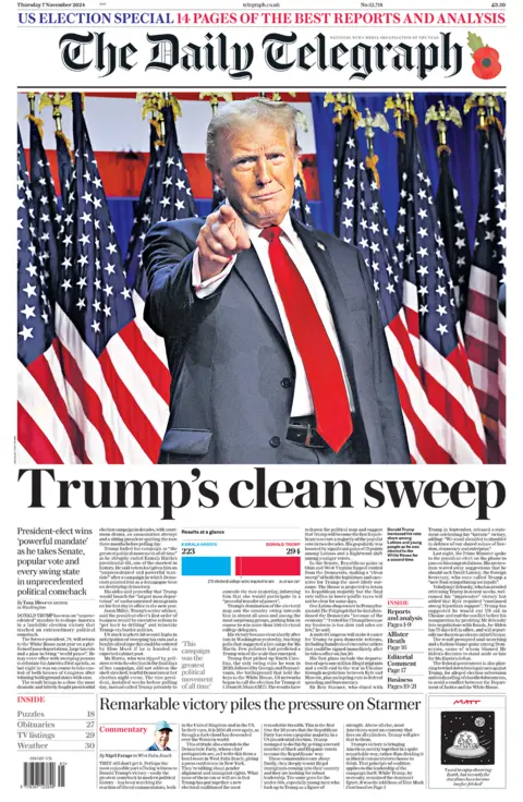  "Trump's cleanable  sweep"  