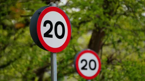 PA Media A 20mph speed zone 