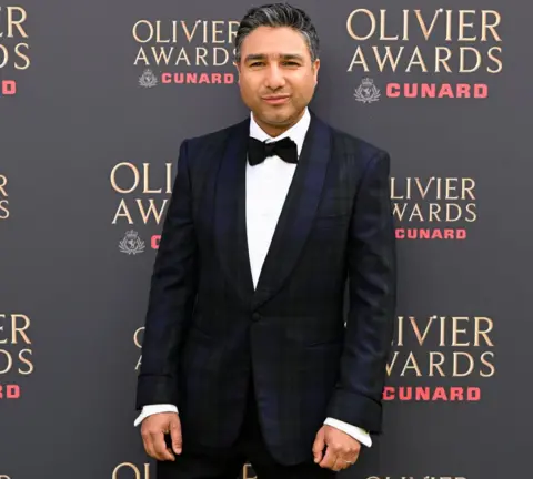 Getty Images Nick Mohammed attends The Olivier Awards 2026 with Cunard at the Royal Albert Hall on April 12, 2026 in London, England.