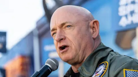 Getty Images Senator Mark Kelly uit Arizona