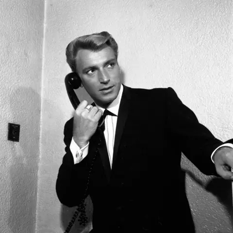Frank Ifield backstage at Top Of The Pops - date unknown