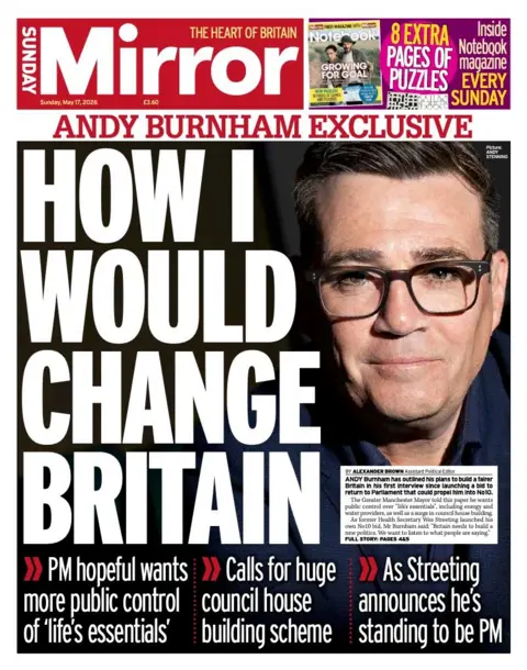 20884cb0-516b-11f1-b682-cf91850925ea.jpg The Papers: 'Labour rivals want to rejoin EU' and 'survival of the fittest'