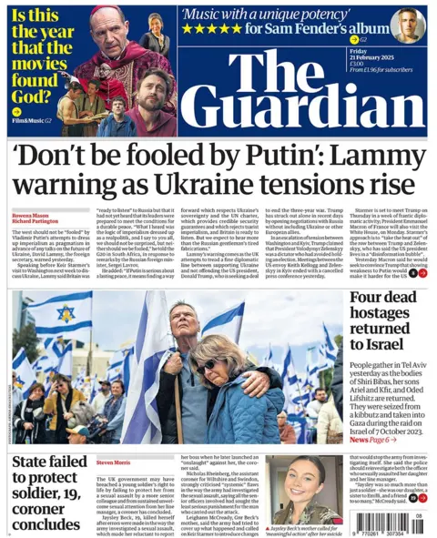  Lammy warning as Ukraine tensions rise