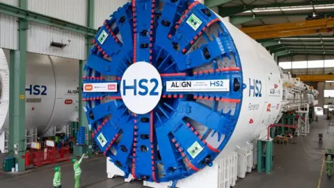 HS2 HS2 tunnel machine.
