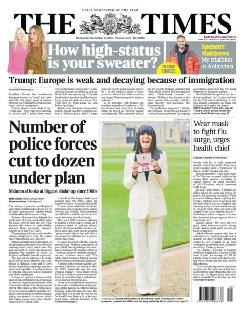 “Number of police forces cut to dozen under plan”.