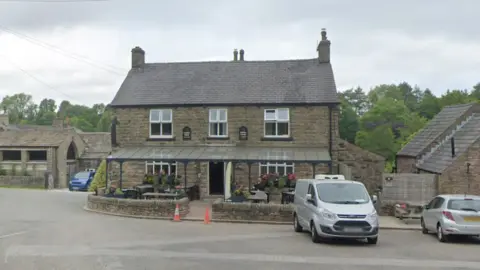 Google The Beehive Inn, the couple's business in Combs, Derbyshire.