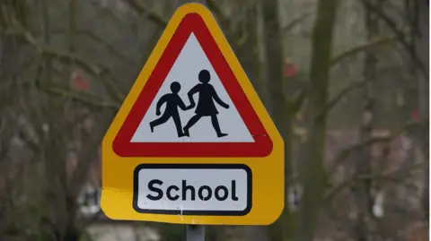 school crossing sign