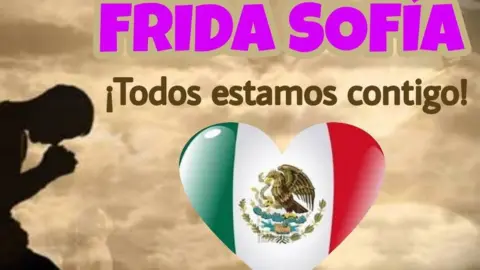 @brozoxmizwebs 'Frida Sofia: We are all with you'. A meme shared as the rescue efforts in Mexico City are ongoing