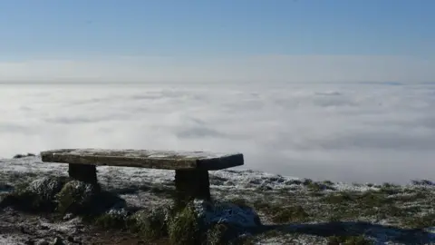 Nick Sturdy The cloud inversions as seen from the Malvern Hills