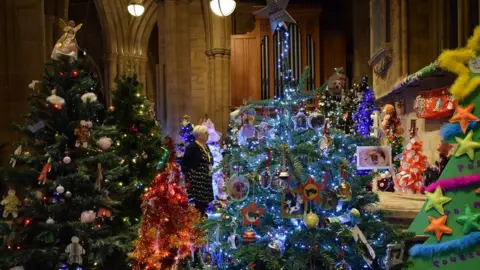 St Mary's Church The trees