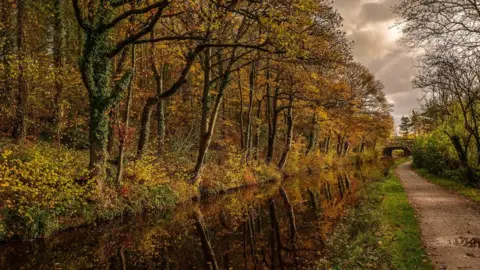 Martyn Jenkins Autumnal splendour on the Brecon and Monmouth canal, captured by Martyn Jenkins