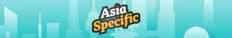 A banner with the BBC's Asia Specific podcast logo