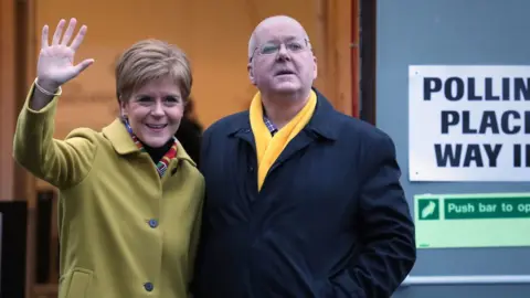 PA Media Nicola Sturgeon and Peter Murrell