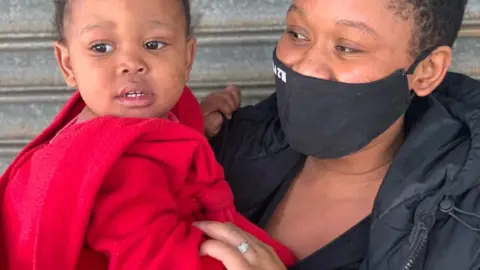 BBC Naledi Manyoni and her daughter Melokuhle