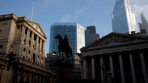 Reuters A general view shows The Bank of England and the City of London financial district