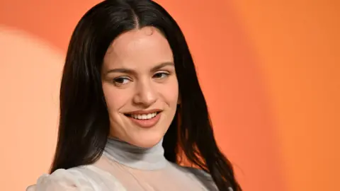 Rosalía attends the 2025 Vanity Fair Oscar Party Hosted By Radhika Jones at Wallis Annenberg Center for the Performing Arts on March 02, 2025 in Beverly Hills, California.